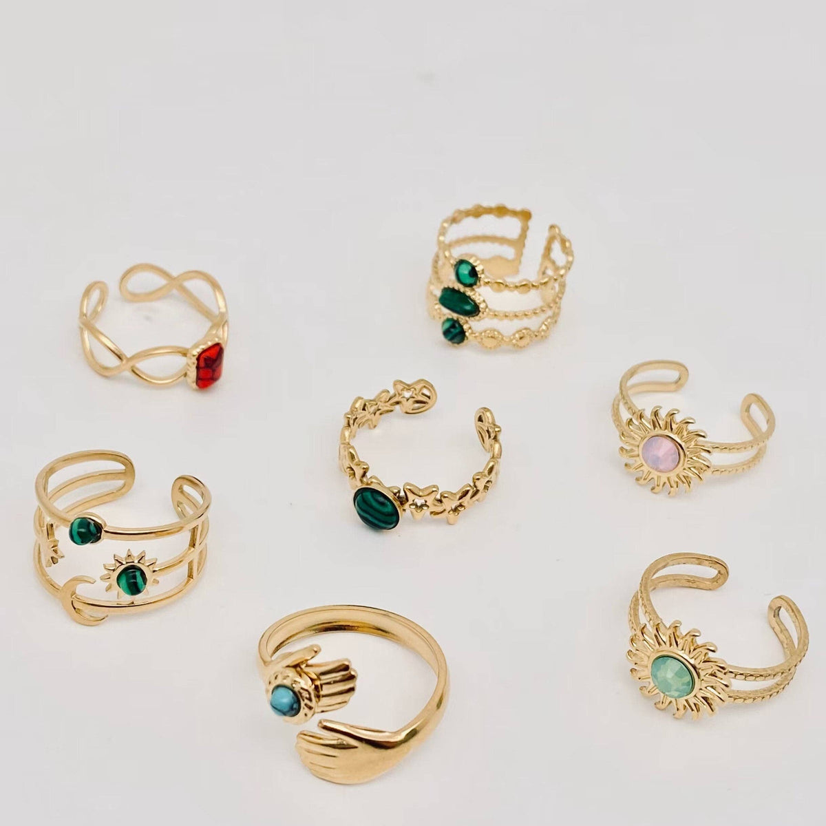 Stone Gold-Rings