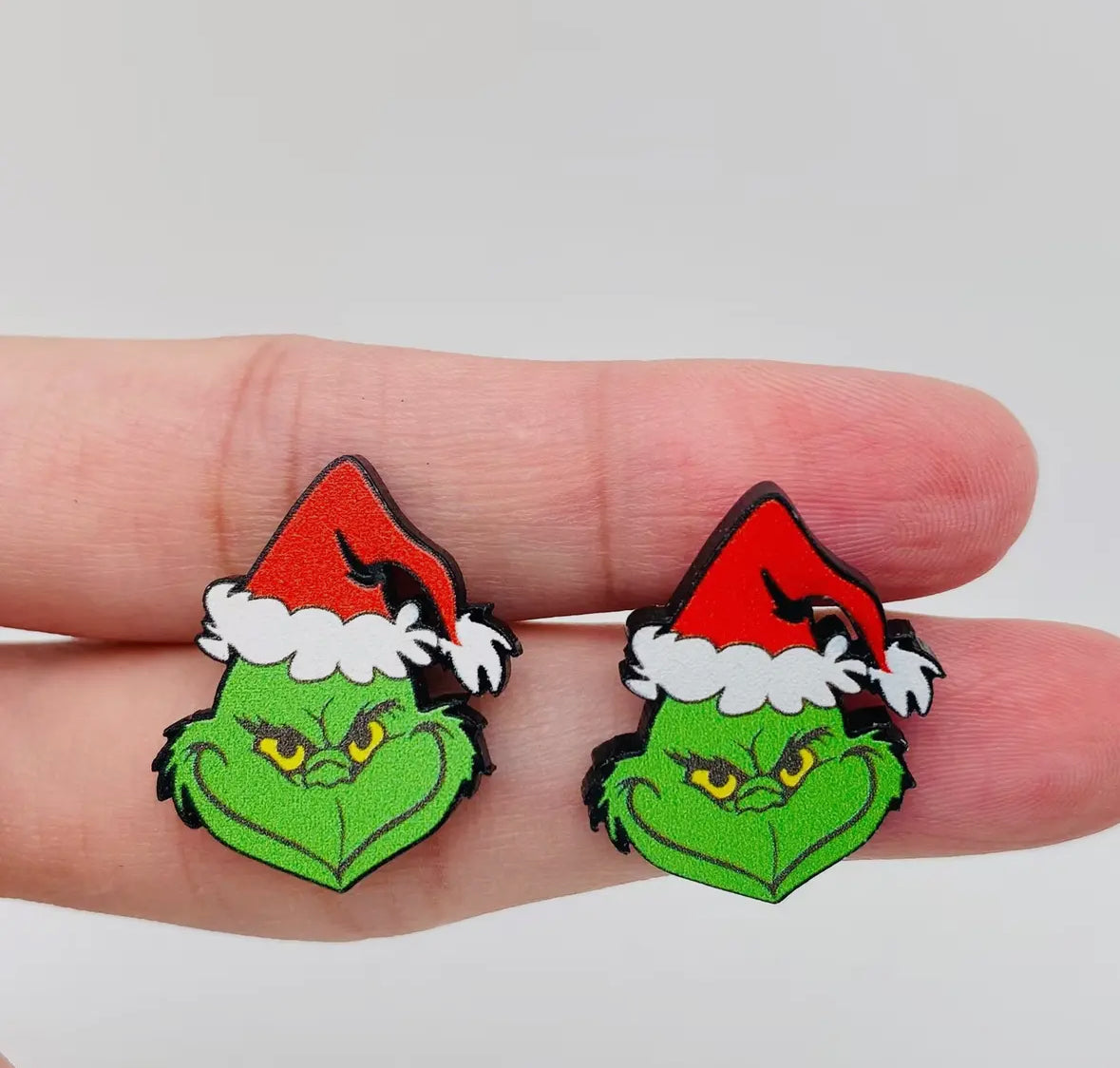 Grinch earrings